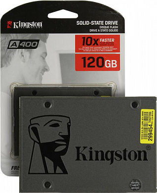 SSD 120 Gb SATA 6Gb/s Kingston A400 <SA400S37/120G(CN)> 2.5" TLC