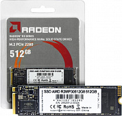 SSD 512 Gb M.2 2280 M AMD Radeon R3 <R3MP30512G8> 3D TLC