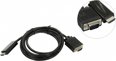 Telecom <TA670-1.8m> Кабель-адаптер HDMI --> VGA(15M)
