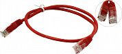 Patch Cord UTP  кат.5e  0.5м, красный