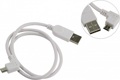 Orient <MU-205W2> Кабель USB 2.0 AM-->micro-B 0.5м, Г-образный коннектор