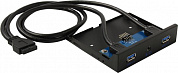 KS-is <KS-794> Планка 3.5" на переднюю панель 2xUSB3.0, AUX combo