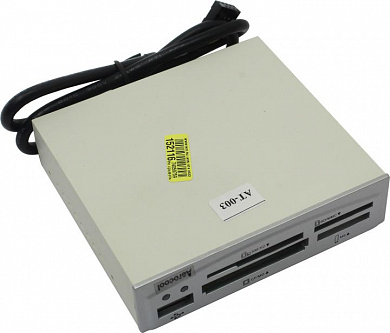 Aerocool <AT-003>3.5" Internal USB CF/MD/MMC/SDHC/xD/MS Card Reader/Writer+1xUSB