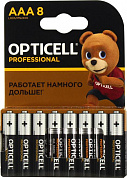 OPTICELL PROFESSIONAL MN2400-8 (LR03) Size AAA, 1.5V, щелочной (alkaline) <уп. 8 шт>