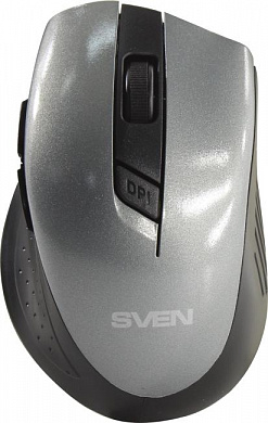 SVEN Wireless Optical Mouse <RX-425W Gray> (RTL) USB 6btn+Roll