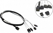 LR-LINK <LRSF43ST8P-0.8M>  Кабель SFF-8643-->4xSATA 0.8м