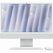 MWUU3HN/A Моноблок Apple iMac A3137 24" 4.5K M4 10 core (4) 16Gb SSD256Gb 10 core GPU macOS 143W серебристый 4480x2520