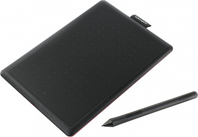 One by Wacom Small <CTL-472-N> Black&Red (6"x3.7", 2540 lpi, 2048 уровней, USB)