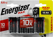 Energizer MAX <410259> (LR6) Size "AA", 1.5V, щелочной (alkaline) <уп. 12 шт>