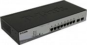 D-Link <DGS-1210-10P /FL1A> Управляемый коммутатор (8UTP 1000Mbps PoE +2 SFP)