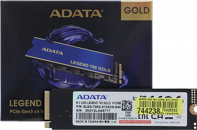 SSD 512 Gb M.2 2280 M ADATA LEGEND 700 <SLEG-700G-512GCS-S48>