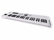 MIDI клавиатура [231521] Arturia [KeyLab Essential 49 mk3 White] 49 клавиш, LCD дисплей, 9 энкодеров, 8 пэдов, 9 фейдер