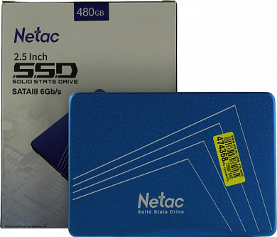 SSD 480 Gb SATA 6Gb/s Netac N535S <NT01N535S-480G-S3X> 2.5"
