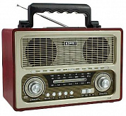 БЗРП РП-312 УКВ 64-108МГц, бат. 4*R20, 220V, акб 1400mA/h, USB/SD/microSD/AUX
