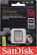 SanDisk Extreme <SDSDXVA-128G-GNCIN> SDXC Memory Card 128Gb Class10 UHS-I U3 V30
