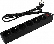 Сетевой фильтр 5bites <SP6B-518> Black <1.8м> ( 6 розеток )