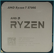 CPU AMD Ryzen 7 5700G     (100-000000263) 3.8 GHz/8core/SVGA RADEON/4+16Mb/65W Socket AM4