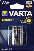 VARTA ENERGY MN2400-2 (LR03) Size"AAA", 1.5V, щелочной (alkaline) <уп. 2 шт>