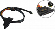 Procase <CBL-SLSAS4-U3-6> Кабель SlimSAS (x4)->SFF-8639