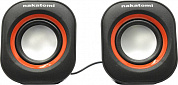 Колонки Nakatomi BC-05UP <Black> (2x3W, питание от USB, ПДУ проводной)