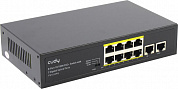 CUDY <FS1010PG> 8-Port PoE+ Switch (8UTP 100Mbps PoE + 2UTP 1000Mbps)