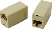 VCOM <VTE7713-10> Модуль RJ-45 - RJ-45 проходной, кат. 5e  <уп. 10 шт>