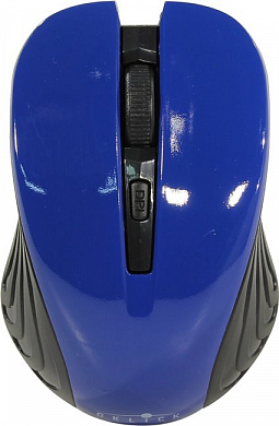 OKLICK Wireless Optical Mouse <545MW> <Black&Blue> (RTL) USB  4btn+Roll <368630>