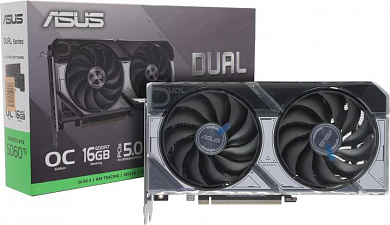 16Gb <PCI-E> GDDR7 ASUS DUAL-RTX5060TI-O16G (RTL) HDMI+3xDP <GeForce RTX5060Ti>
