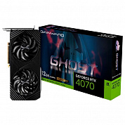 NE64070S19K9-1048B Gainward Видеокарта Gainward RTX4070 GHOST OC 12GB GDDR6 192bit 3xDP HDMI 2FAN RTL