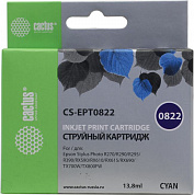 Картридж Cactus CS-EPT0822 Cyan для Epson R270/290/295/390, RX590/610/615/690, TX700W/800FW