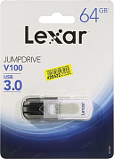 Lexar JumpDrive V100 <LJDV100-64GABEU> USB3.0  Flash Drive  64Gb (RTL)