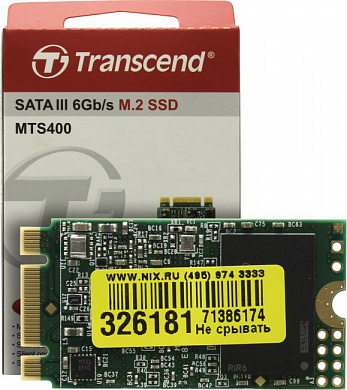 SSD 128 Gb M.2 2242 B&M 6Gb/s Transcend MTS400 <TS128GMTS400S> MLC