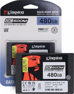 SSD 480 Gb SATA 6Gb/s Kingston DC600M <SEDC600M/480G> 2.5"