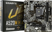 GIGABYTE A520M H ARGB (RTL) AM4 <AMD A520> PCI-E HDMI+DP GbLAN SATA MicroATX 2DDR4