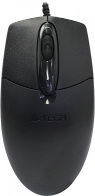 A4Tech Optical Mouse <OP-720-Black(1)> (RTL) USB  3btn+Roll