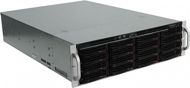 SuperMicro 3U CSE-836BE1C-R1K03B Black 16xHotSwap SAS/SATA, E-ATX 1000W HS 3U RM