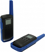 Motorola <TALKABOUT T62 Blue> 2 порт. радиостанции (PMR446, 8 км, 8 каналов, LCD, з/у, NiMH)