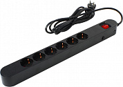 Сетевой фильтр Ippon NF-EU-3-10 <Black>  <3м> ( 6 розеток )