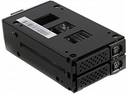 Procase <M2-102-SATA3-BK> HotSwap корзина 2xSATA 2.5”