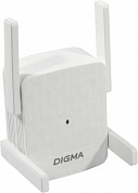 Digma <D-WR310V2 White> Wireless Extender (1UTP 100Mbps, 802.11b/g/n, 4x2dBi)