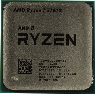 CPU AMD Ryzen 7 5700X BOX (без кулера) (100-100000926)  3.4 GHz/8core/4+32Mb/ Socket AM4