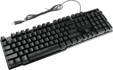 Клавиатура OKLICK <780G> <USB> 104КЛ, подсветка клавиш  <412899>
