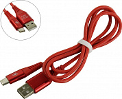 Smartbuy <iK-3112ERGbox Red> USB AM --> USB-C M 1м