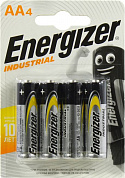 Energizer INDUSTRIAL <425314> (LR6) Size "AA", 1.5V, щелочной (alkaline) <уп. 4 шт>