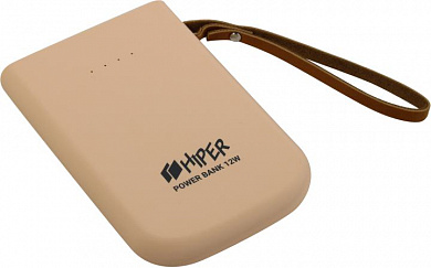 Внешний аккумулятор HIPER Power Bank <TRAVEL 5K Peach> (USB 2.1А, 5000mAh, Li-Pol)