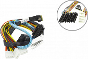 DiliVing <DL-8654-SAS29> Кабель SFF-8654(x8) -> 8xSFF-8639