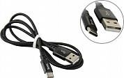 Hoco <X14 USB-C 1M Black> Кабель USB 2.0 AM-->USB-C 1м