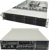 SuperMicro 2U  PIO-6029U-E1CR4-1-FT019 (LGA3647, C621, PCI-E, SVGA, 12xHS SAS/SATA, 4xGbLAN, 24DDR4 1300W HS)