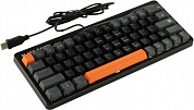 Клавиатура Defender Raven GK-417 <USB> 63КЛ,  подсветка клавиш <45414>