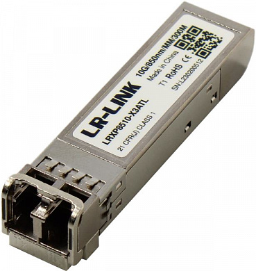 LR-LINK <LRXP8510-X3ATL> SFP+ Duplex 10Gbps 3.3V Multi-Mode Transceiver (Duplex LC, MM)